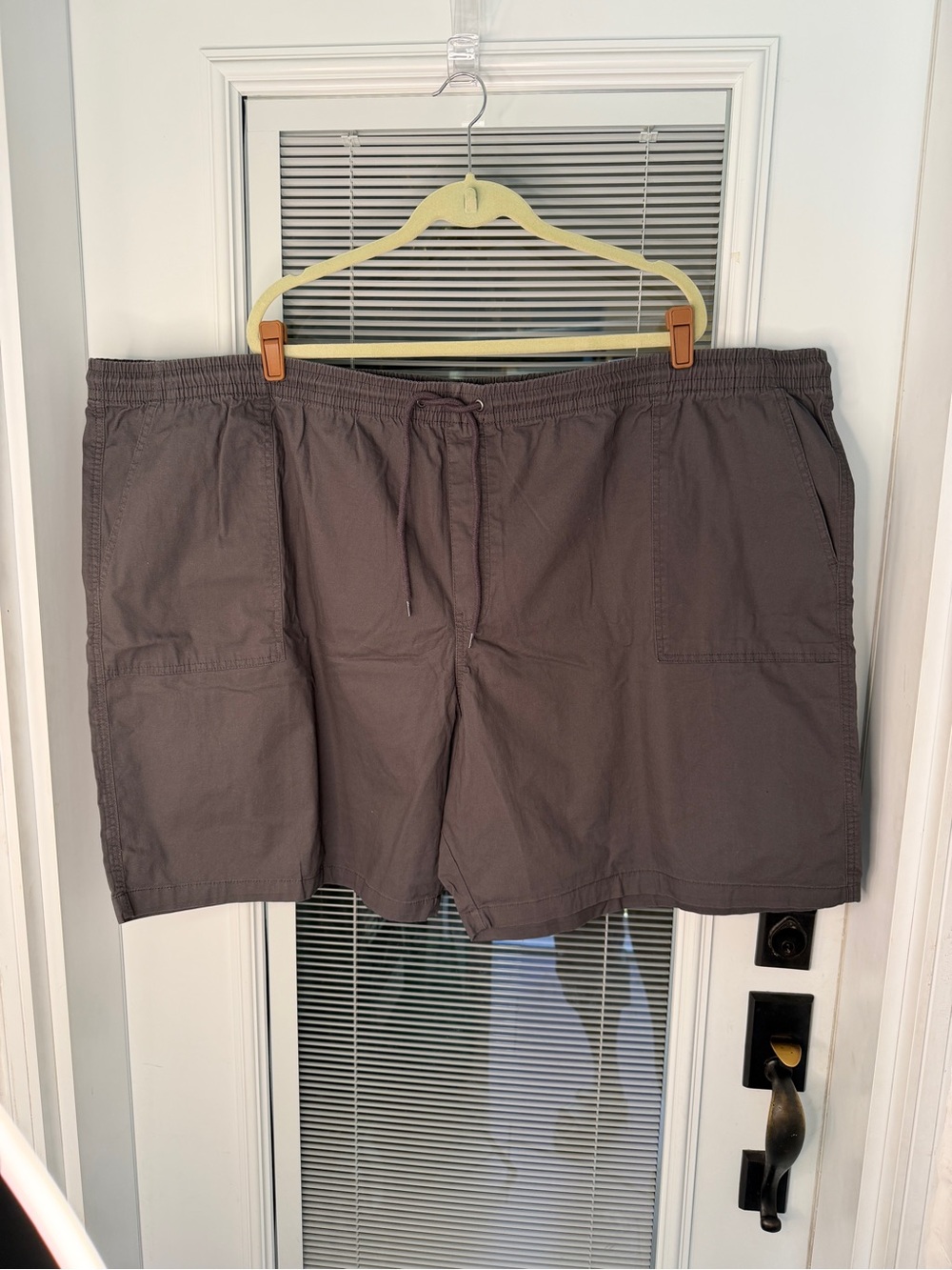 NWT George Men’s 5XL Black Jogger Short - Straight Fit Thru Hip and Thigh